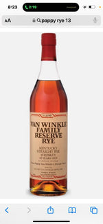Van Winkle Family Reserved RYE Age (13 year)